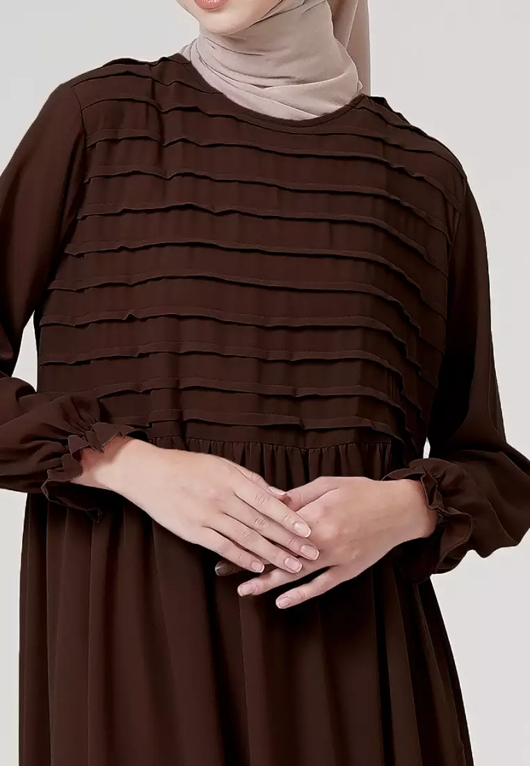 Thalia Dress - Coffee