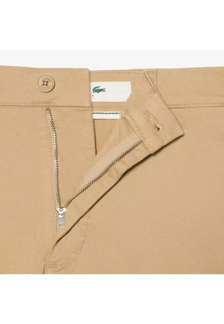 Regular Fit Stretch Cotton Chino Bermuda Shorts