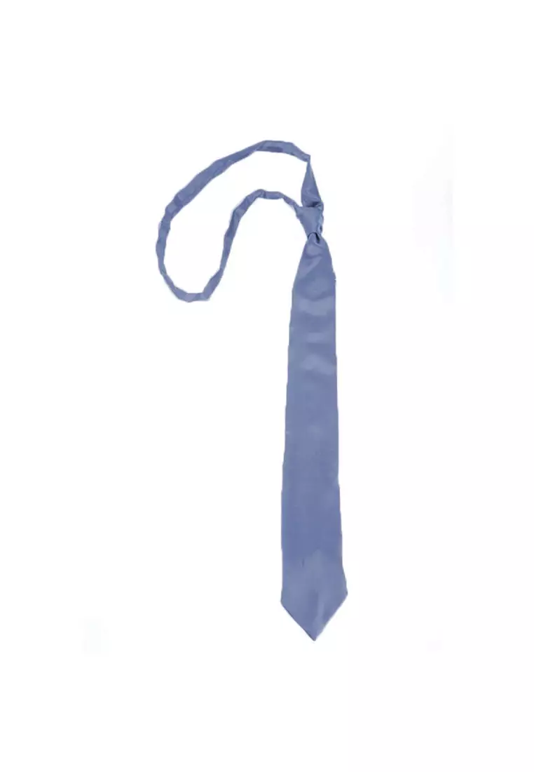 Stranger Dasi Wanita Pria Simple Tie Neckwear Material Polyester ORIGINAL - Grey