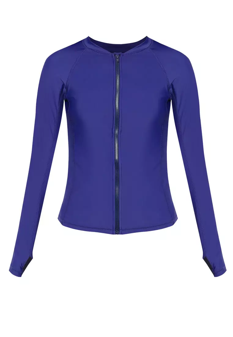 UPF 50+ Zip Front Rashguard
