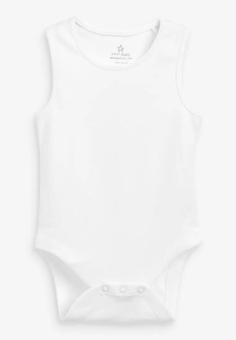 Buy NEXT 5 Pack Cotton Vest Baby Bodysuits Online ZALORA Malaysia