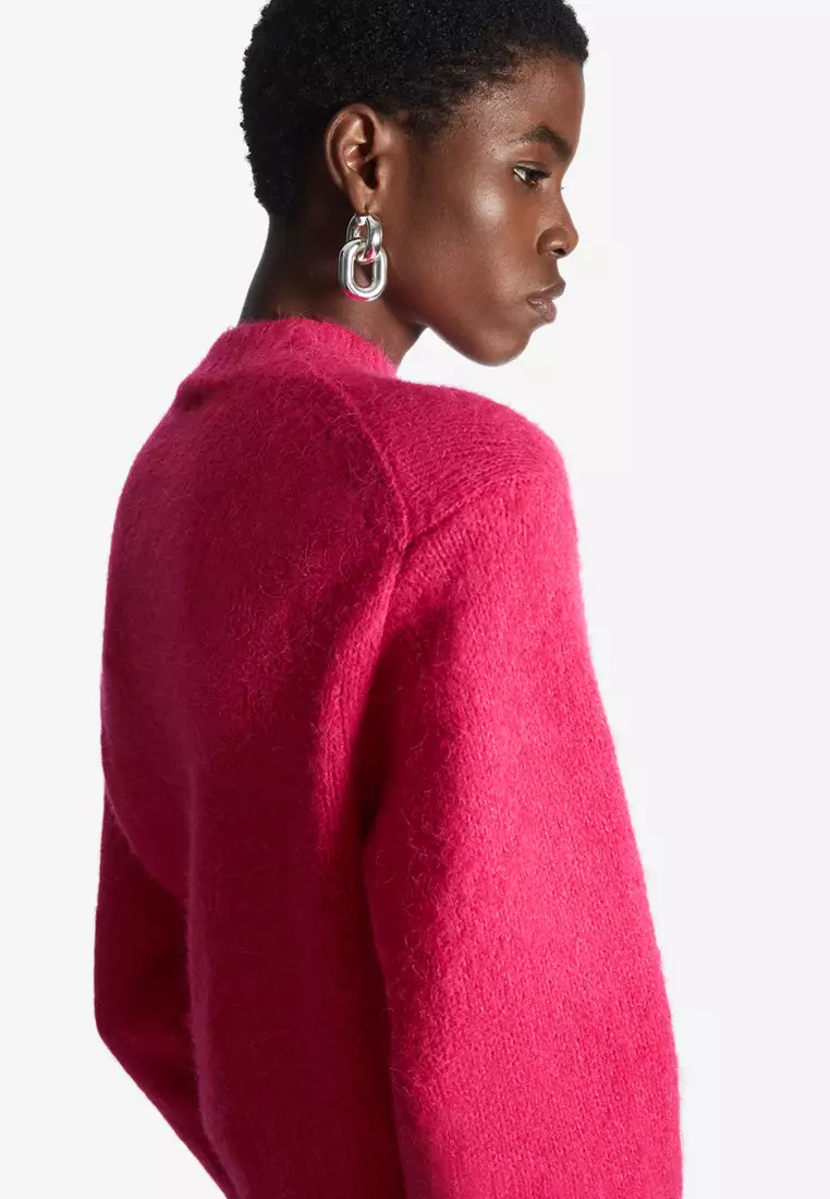 Buy COS Cropped Alpaca-Blend Mock-Neck Jumper 2023 Online | ZALORA  Philippines