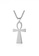 HAPPY FRIDAYS silver Titanium Steel Key of Life Religious Word Pendant Necklace JW QF-DZ427 EB340ACD3D408CGS_1