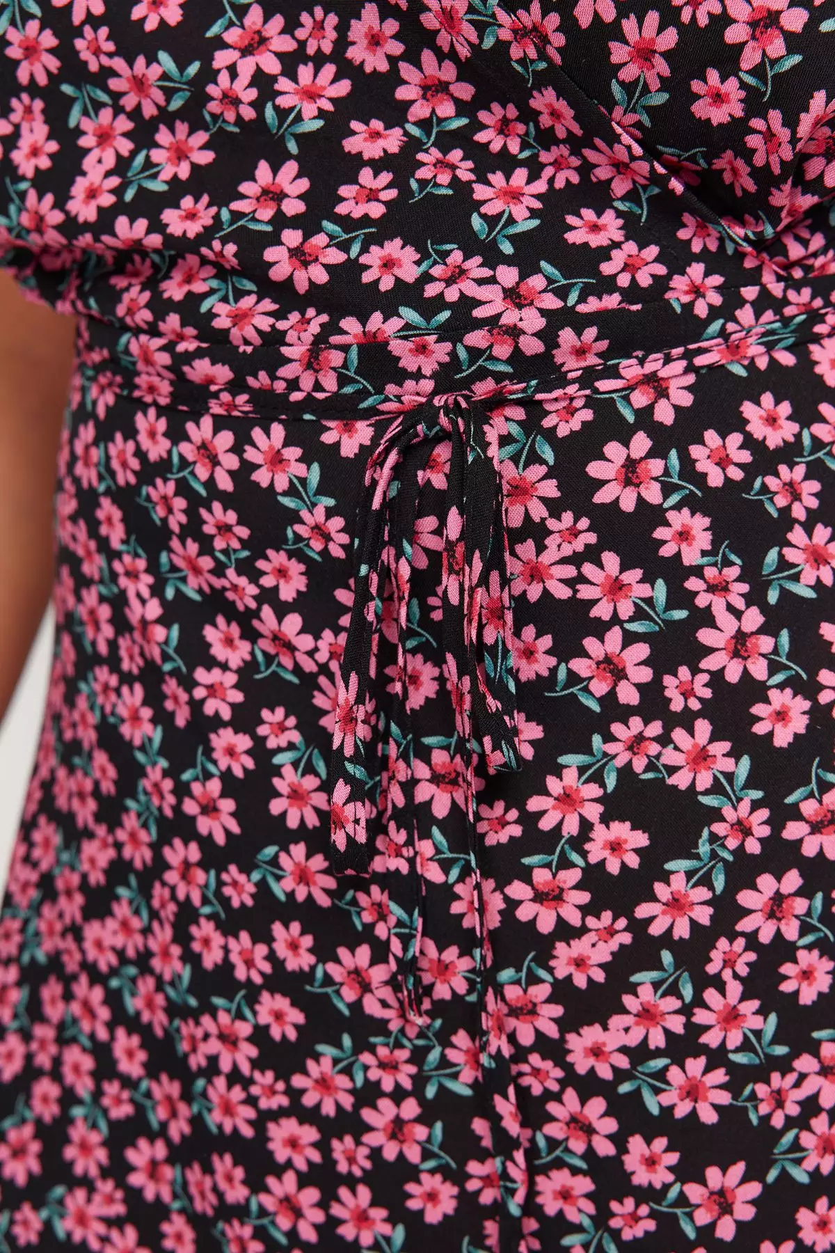 Plus Size A-Line Floral Dress