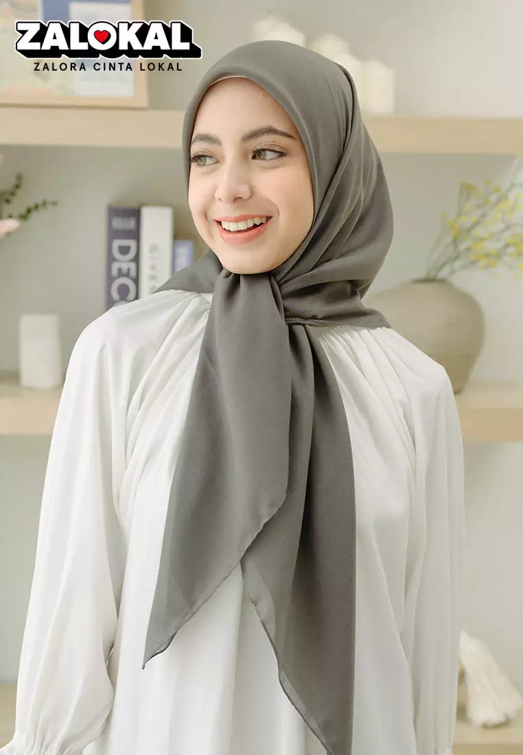 Theya Voal Square Cool Grey NEW