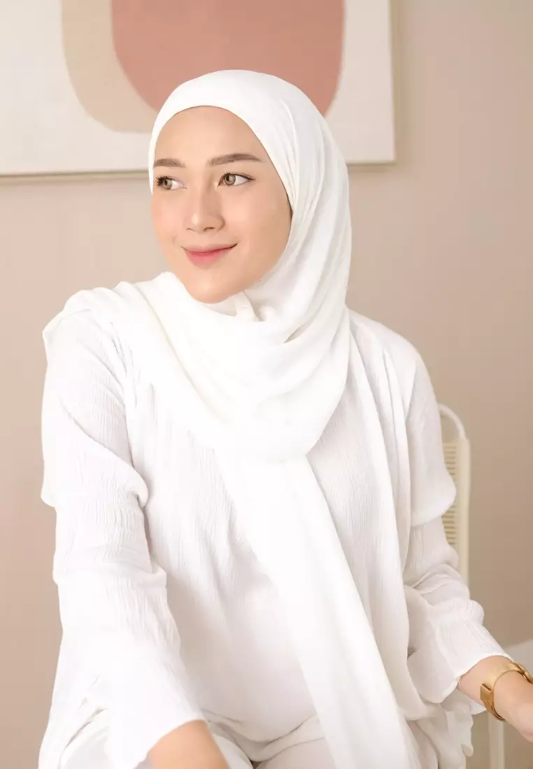 Bawal Inner Shawl Broken White