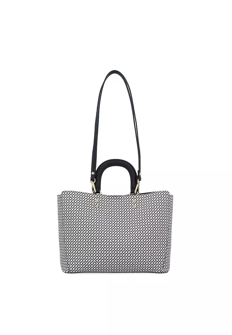 Black Ever Chic 2-in-1 Top Handle Tote