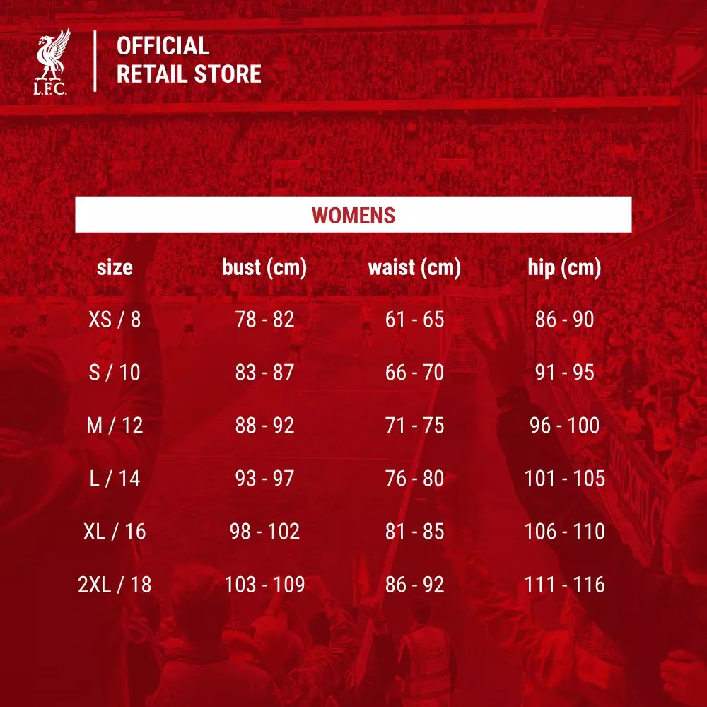 Liverpool FC Retro Womens Candy Home Shirt  - Official LFC Jersey Original Wanita