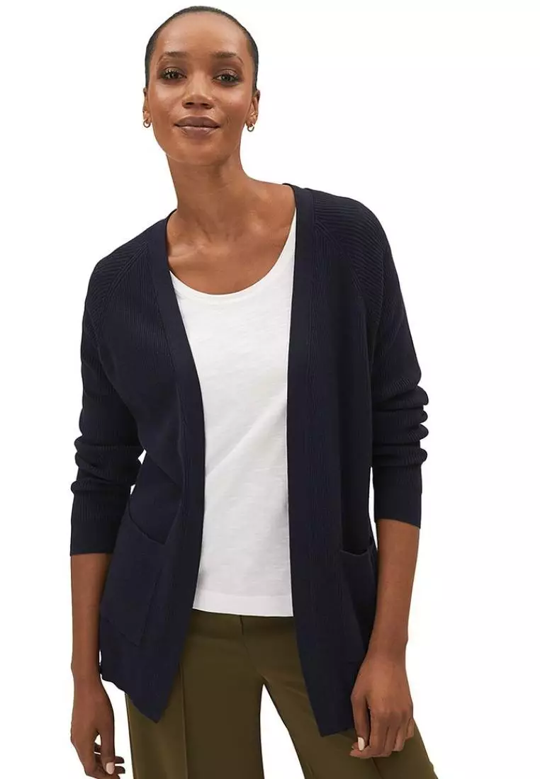 Buy MARKS SPENCER M S Ribbed Edge to Edge Longline Cardigan 2024