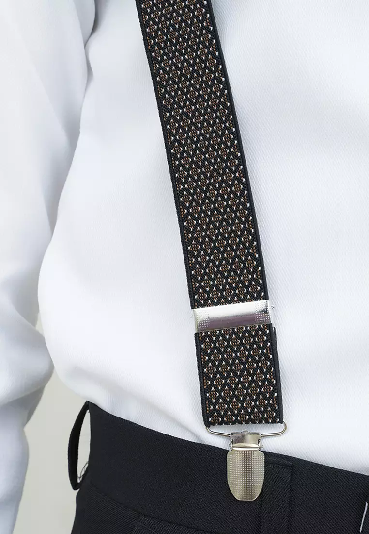 Houseofcuff Suspender Tali Jojon Karet ikat pinggang pria dewasa besar A03