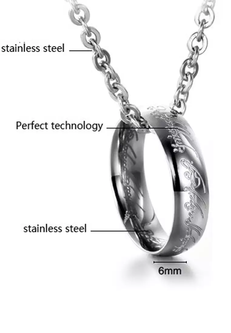 Men's Evil Ring Necklace