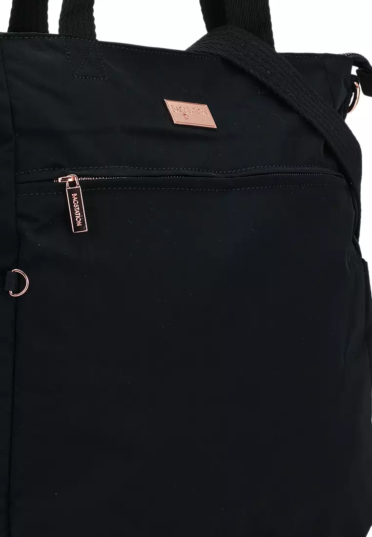 Rose Gold Series Crinkle Nylon Tote Bag