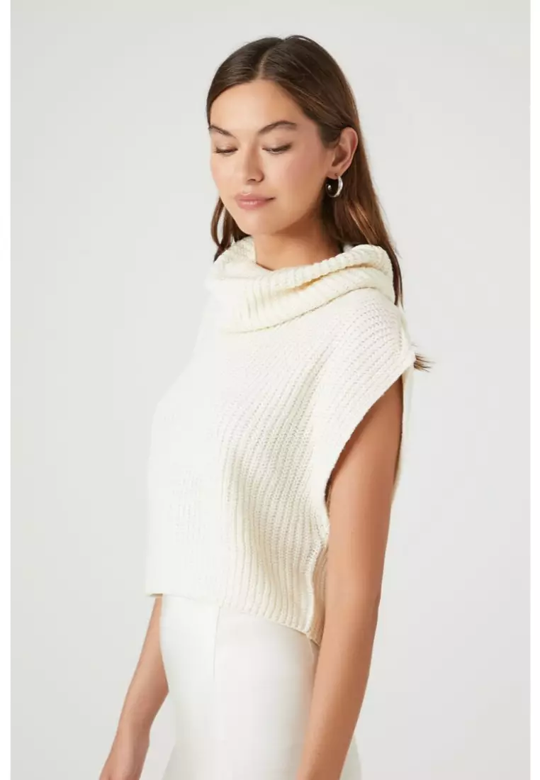 Forever 21 sleeveless turtleneck top