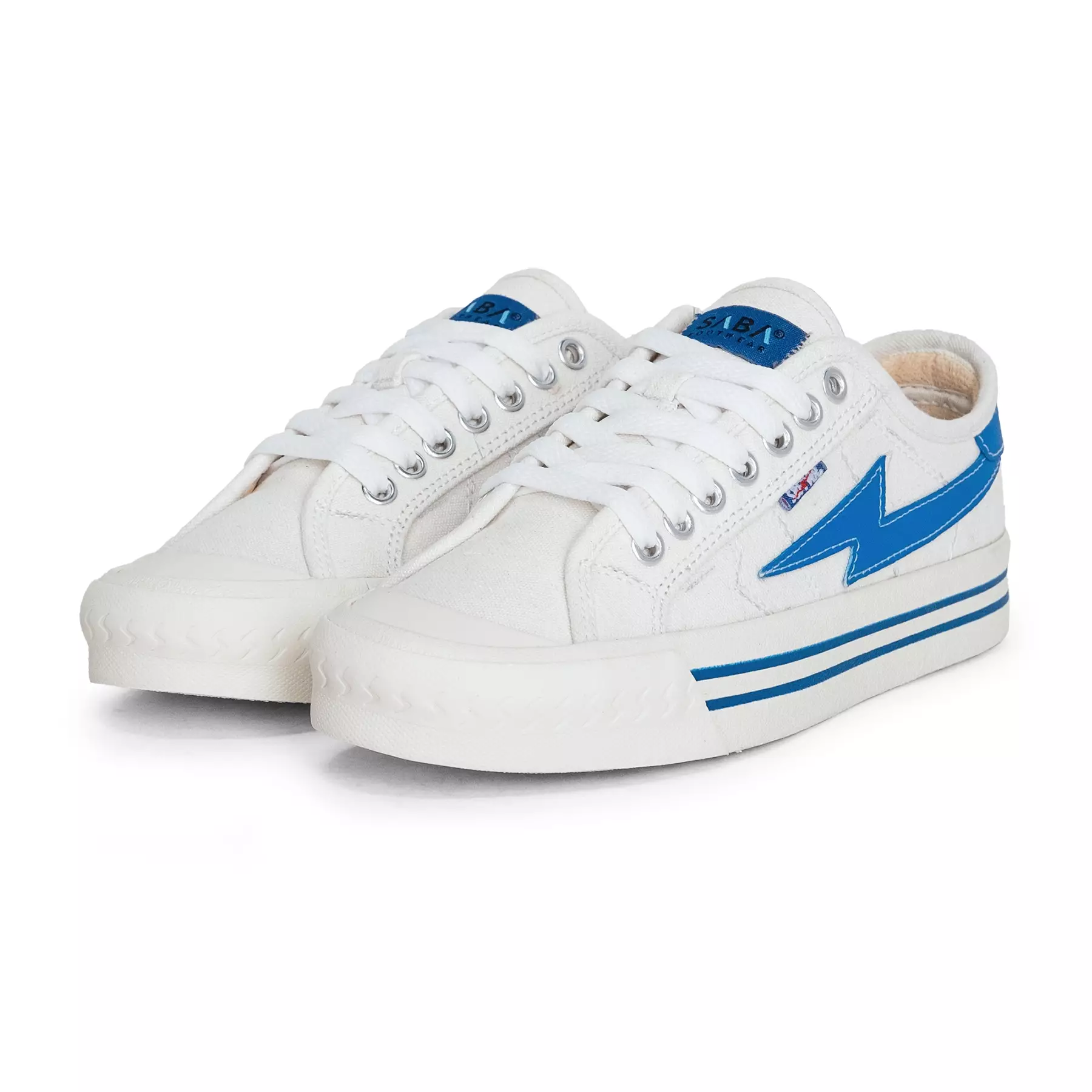 SABA Titan Off White Blue - Sepatu Sneakers Casual Pria Wanita