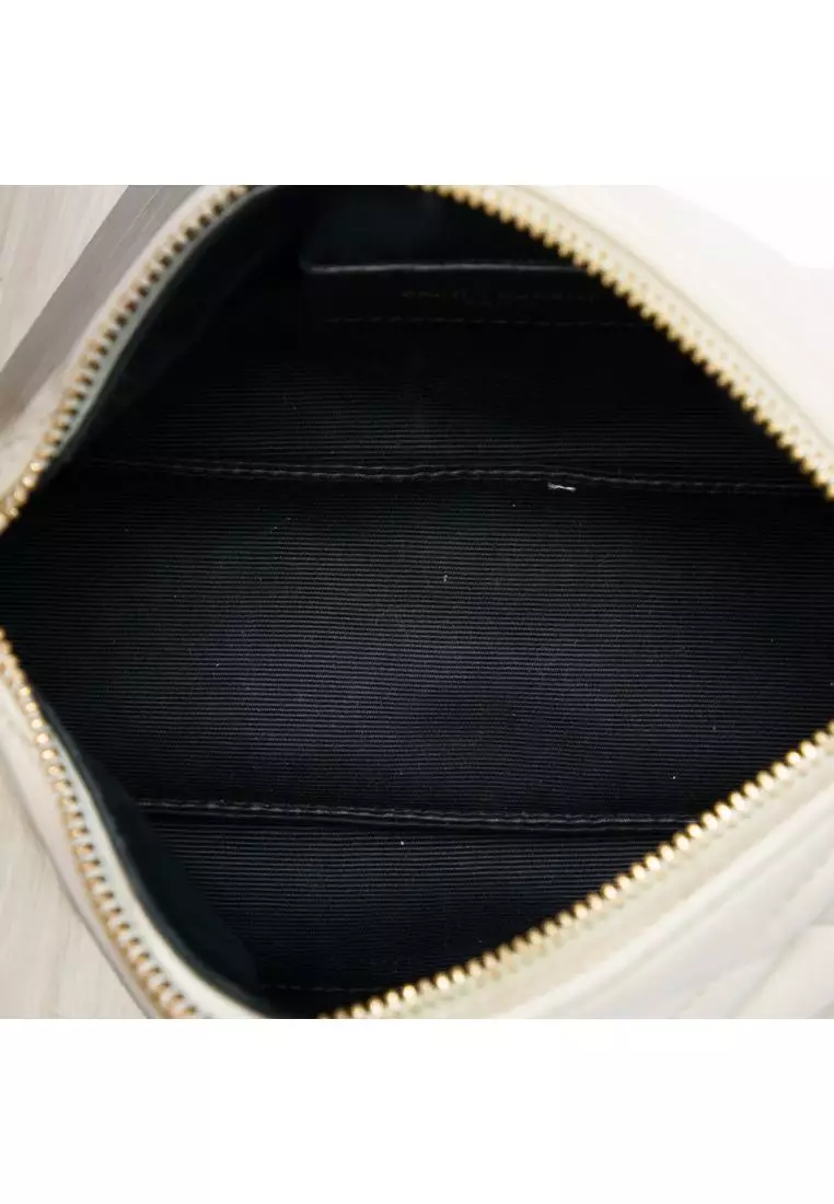 Pre-Loved Saint Laurent Mini Quilted Lambskin Sade Tube Bag