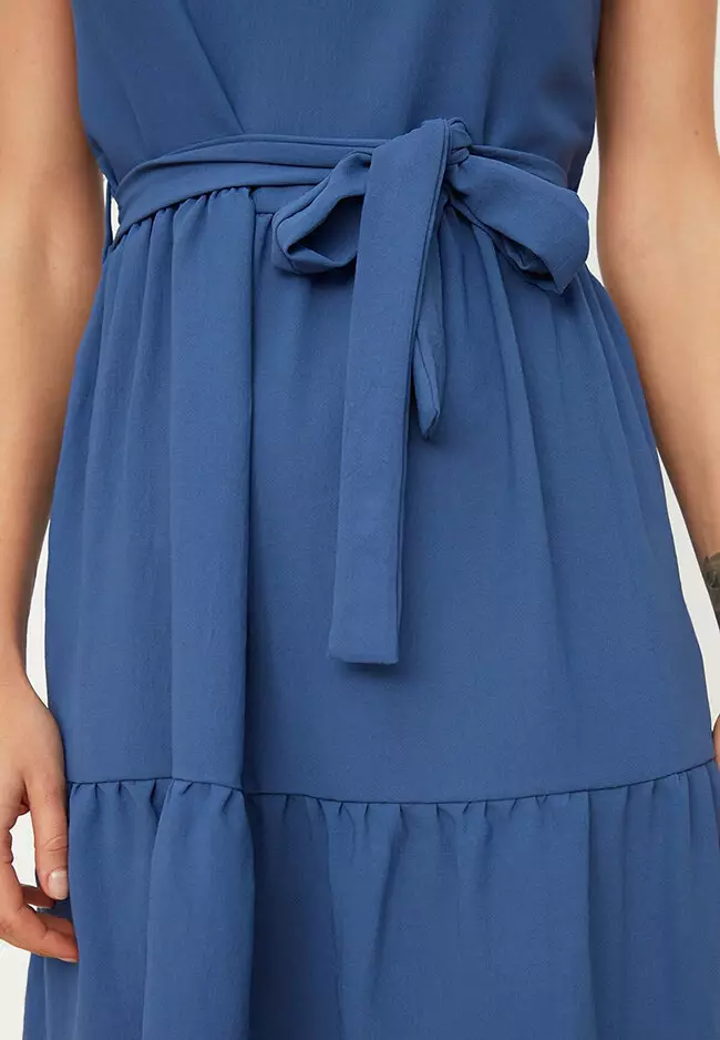 Buy Trendyol Tie Waist Smock Dress 2024 Online | ZALORA Singapore