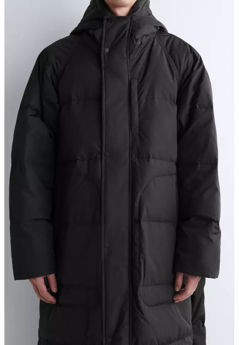 Buy COS HOODED DOWN LONG PUFFER COAT 2026 Online | ZALORA