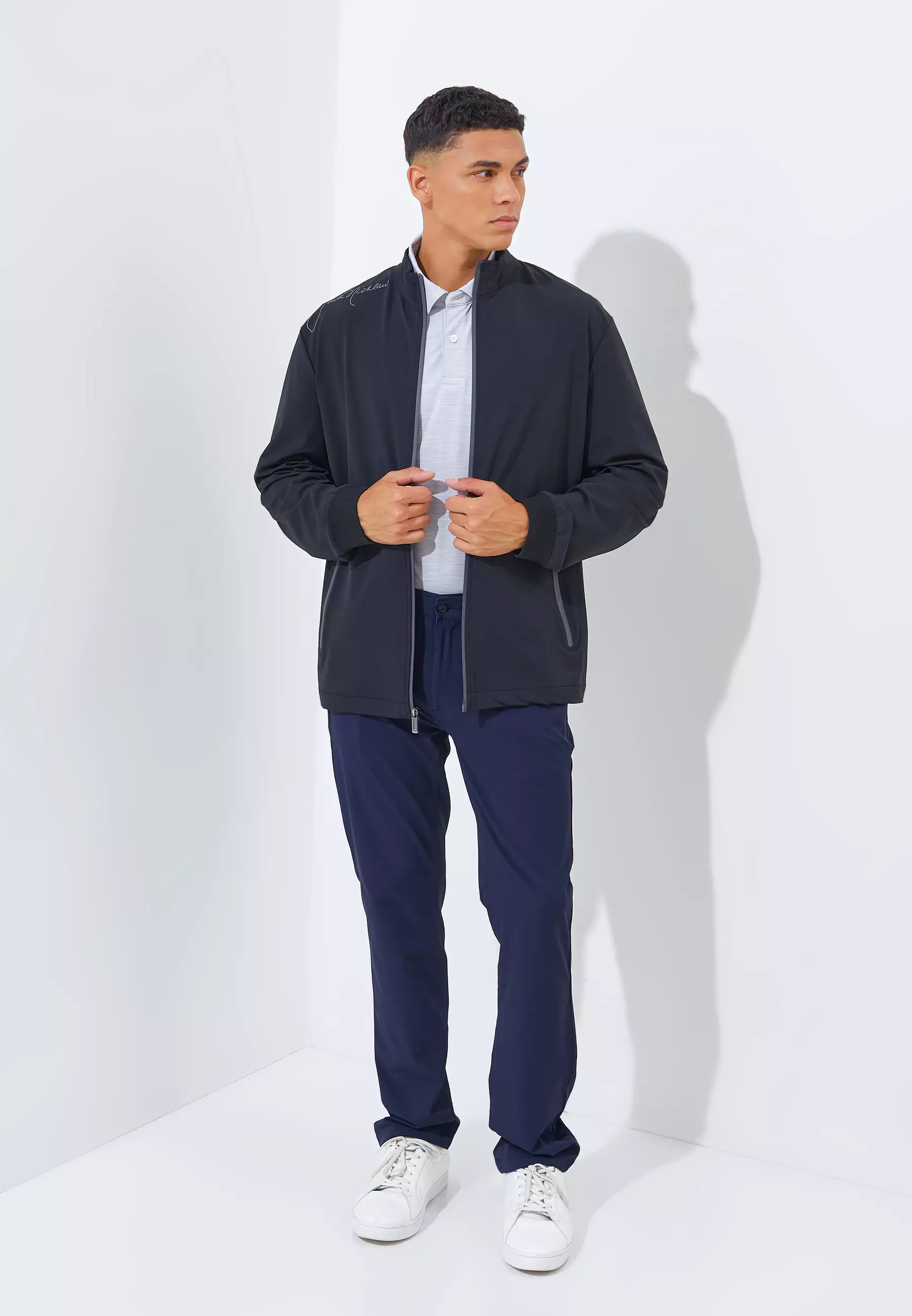 Jack Nicklaus Wynn Premium Performance Jacket Caviar