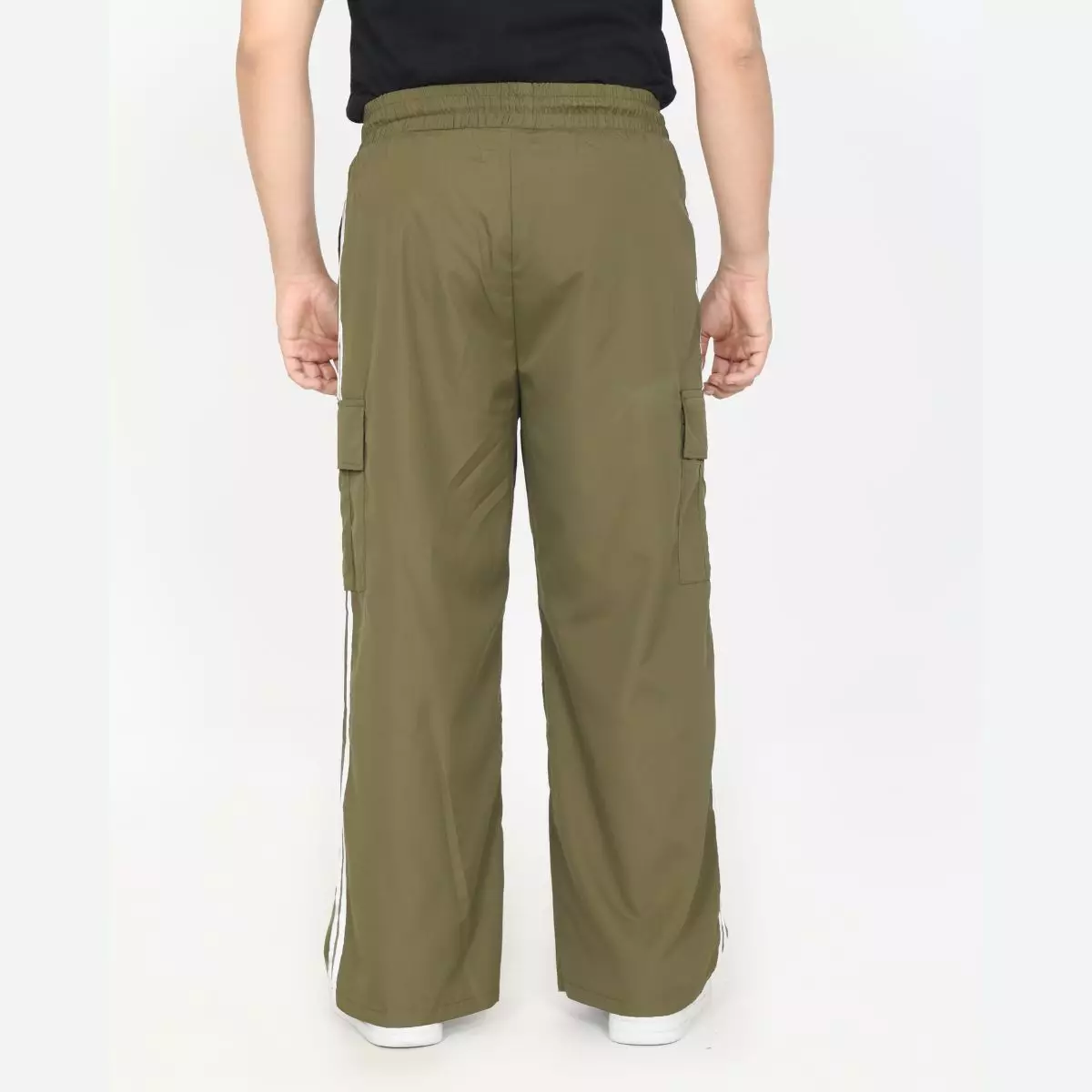 Rey Track Pants [ARMY] Celana Panjang Kargo Pria Size L-XL Nylon