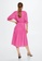 Mango pink Bow Midi Dress A07ADAAA10F7A4GS_2
