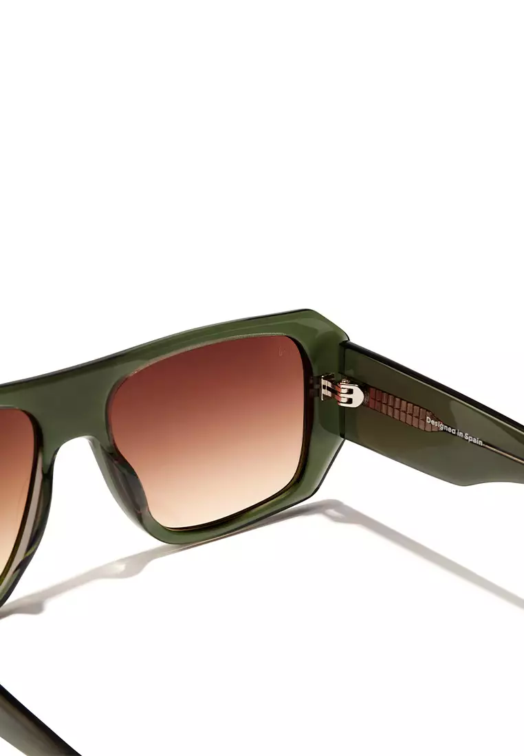HAWKERS Green Terracota Hell Sunglasses For Men And Women, Unisex. Official Product Designed In Spain