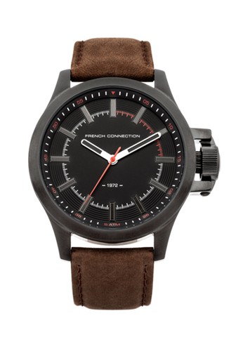 Fcuk Bromley Leather strap Man Watches