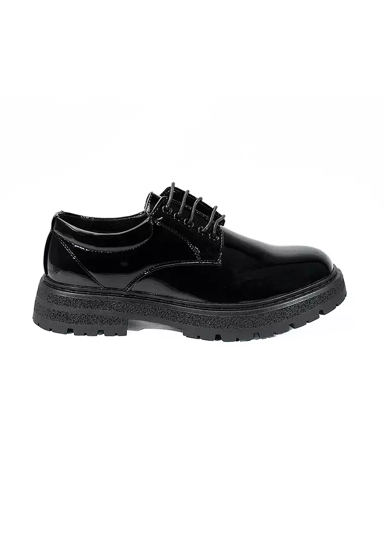 Discount on Mario D' boro Runway  shoes - SKU: Men's Formal with Lace Shoes MY 25724 Black C64