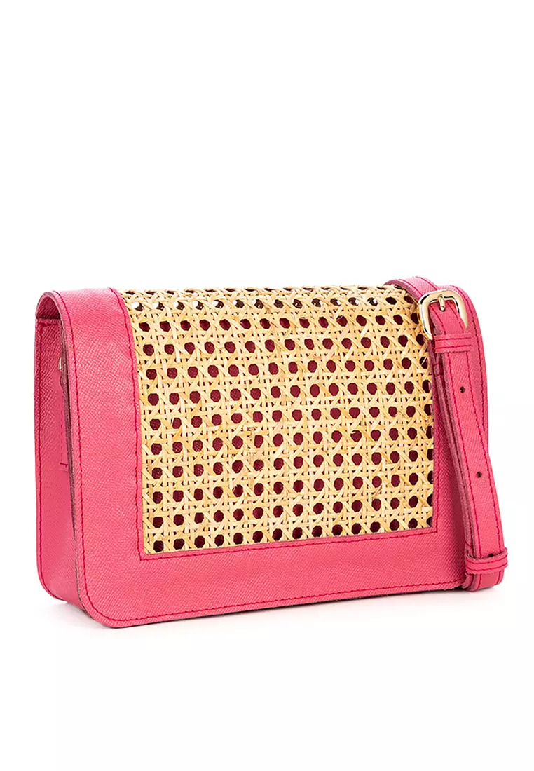 Blush crossbody purse deals