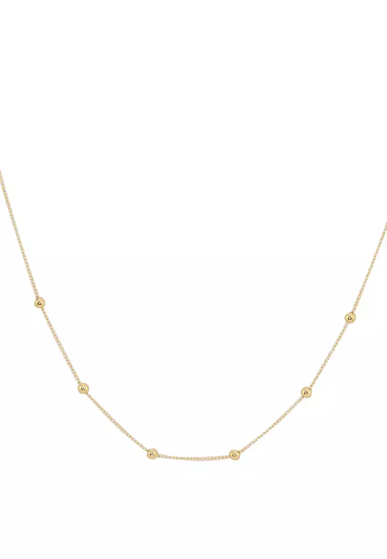 Vermeil Infinity Long Chain Necklace