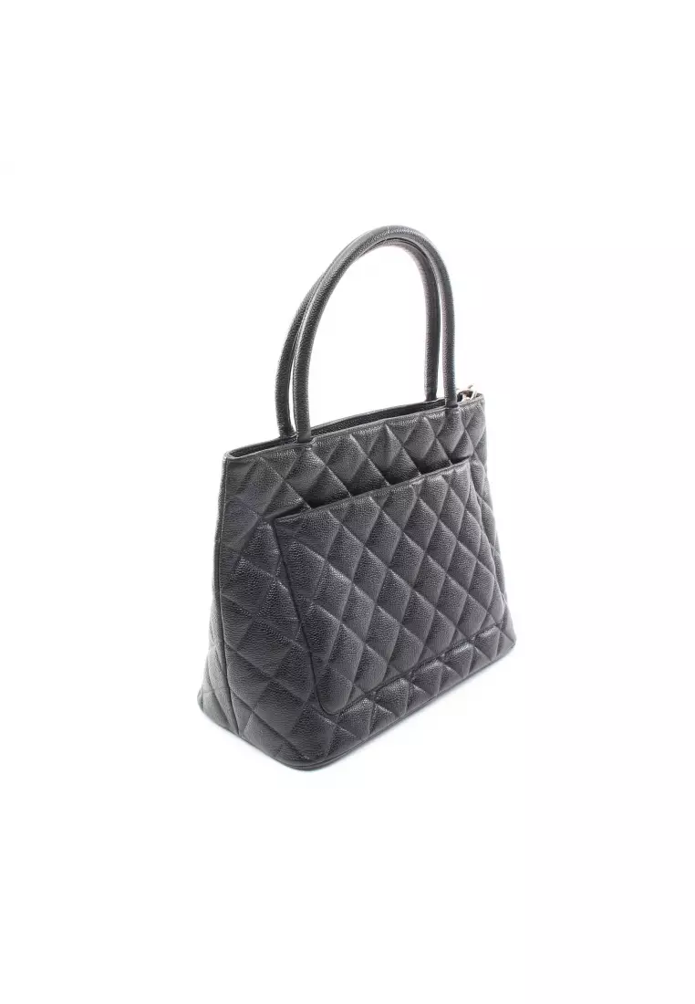 Buy Chanel Pre-loved Chanel reissue tote Handbag tote bag Caviar skin black  silver hardware 2023 Online