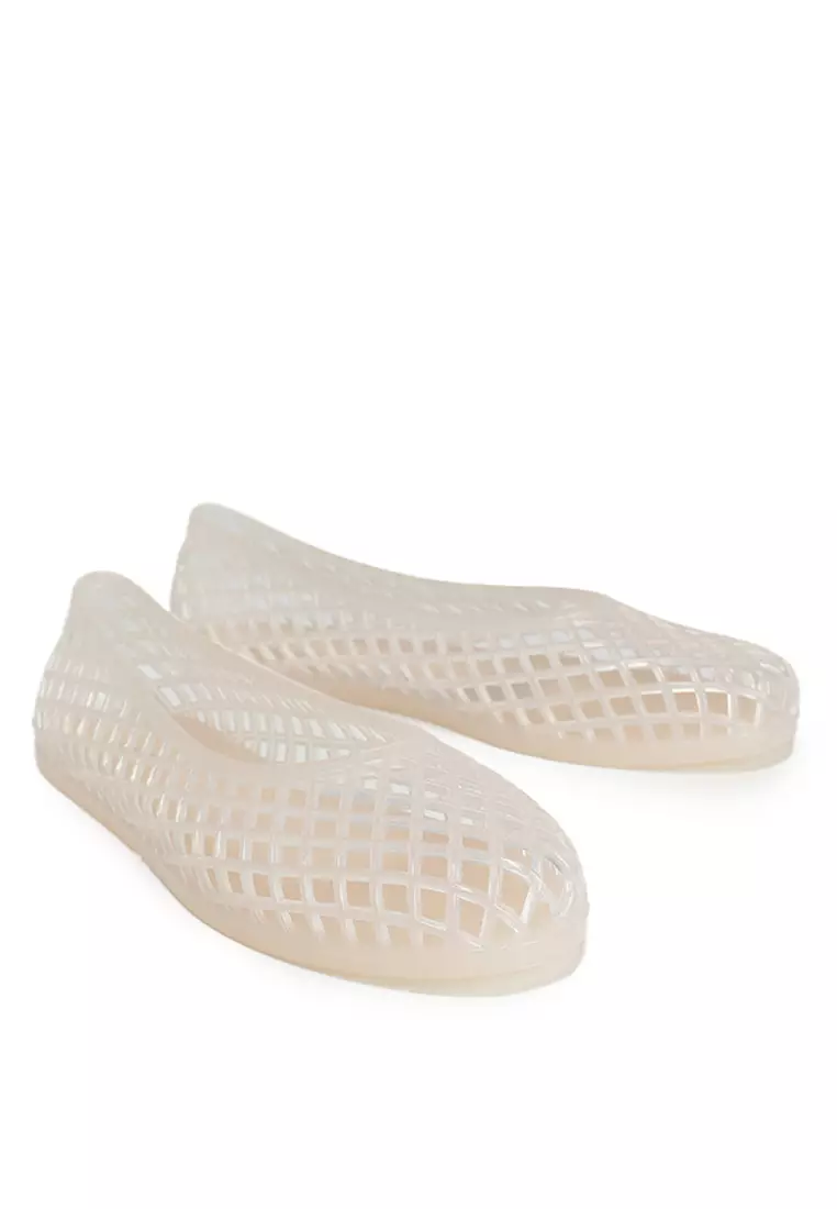 Deoria Jelly Flat Ballerinas