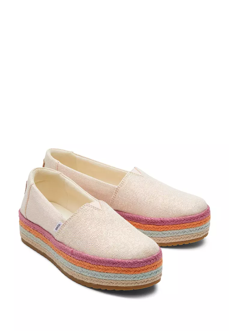 Toms linen best sale espadrille