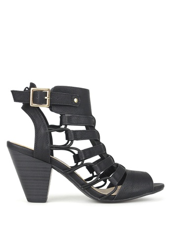 Betts black Awesome Strappy Sandals 80B30SHA1F4A3DGS_1