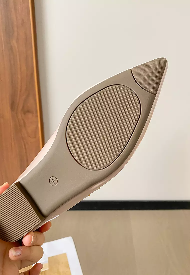 4CM內增高鉚釘高跟鞋 WW8916-2