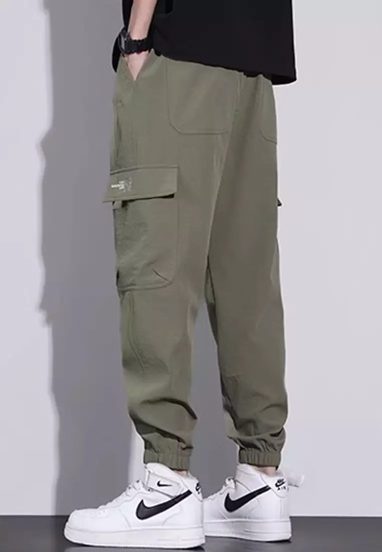 Drawstring Casual Jogger Pants
