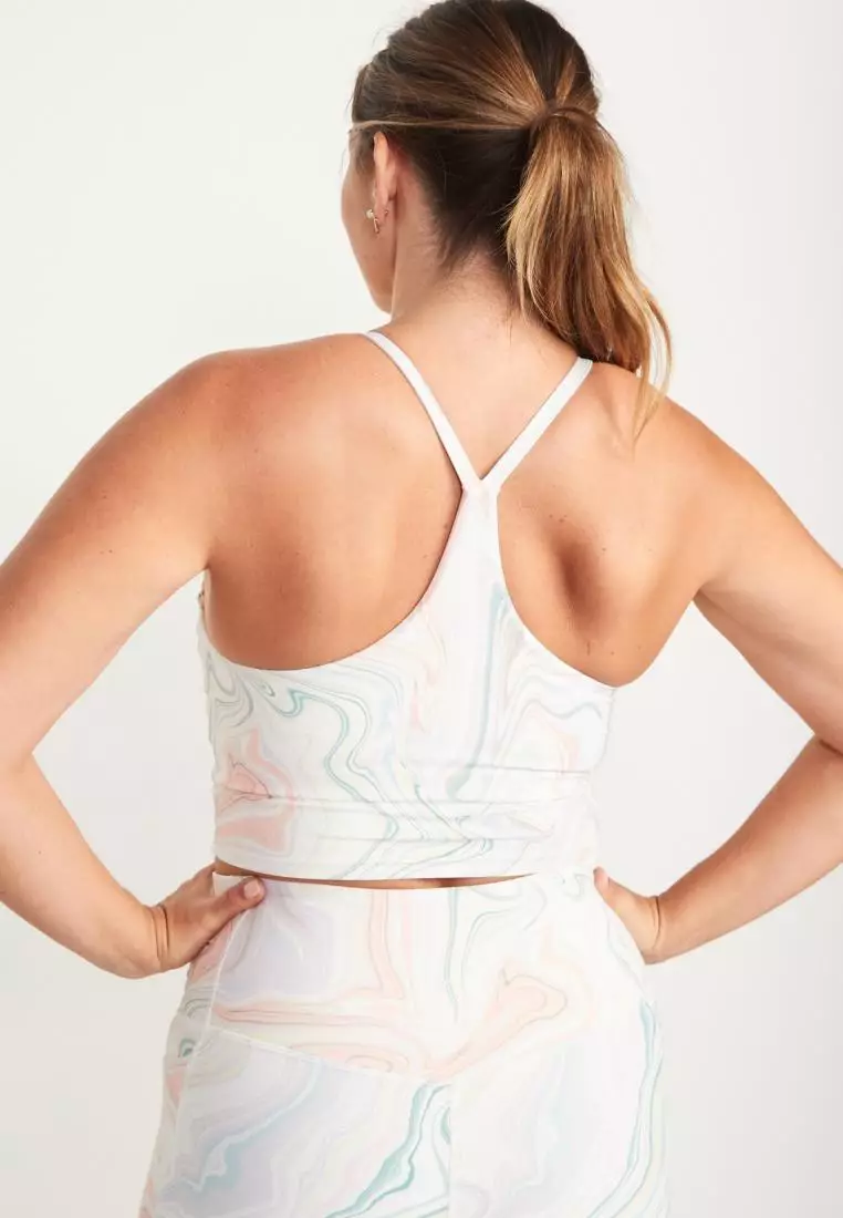 Light Support PowerSoft Longline Sports Bra for Women - Old Navy Philippines