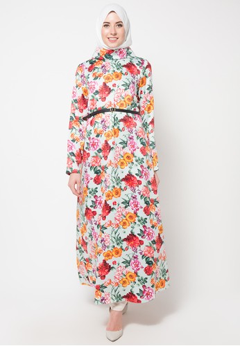 Flower Abaya Dress