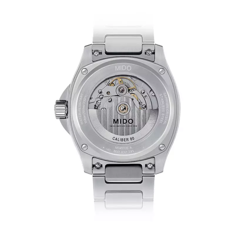 Jam Tangan Pria MIDO Multifort TV Big Date M049.526.11.081.00 Grey Gradient Dial Stainless Steel Strap