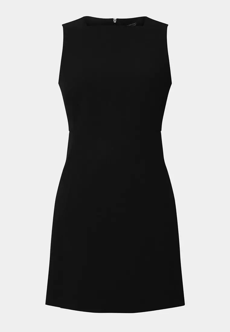 Ava Square Neck Panel Dress