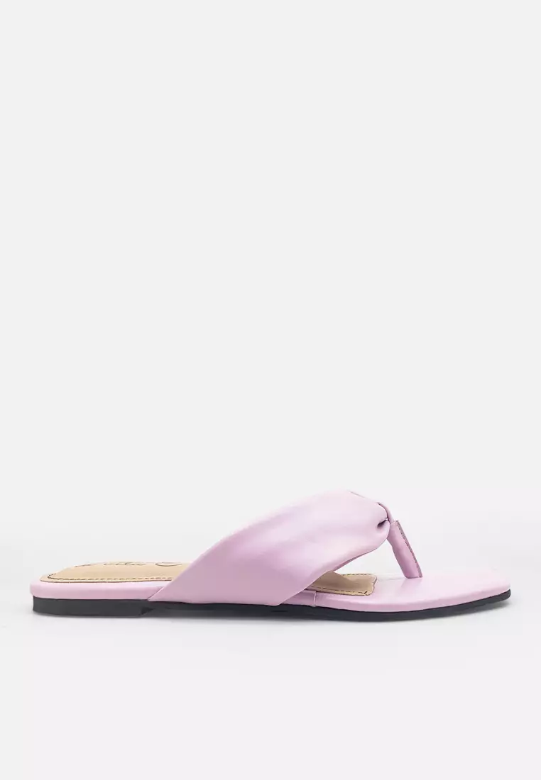 Women Flat Sandal Flip Flop Bow