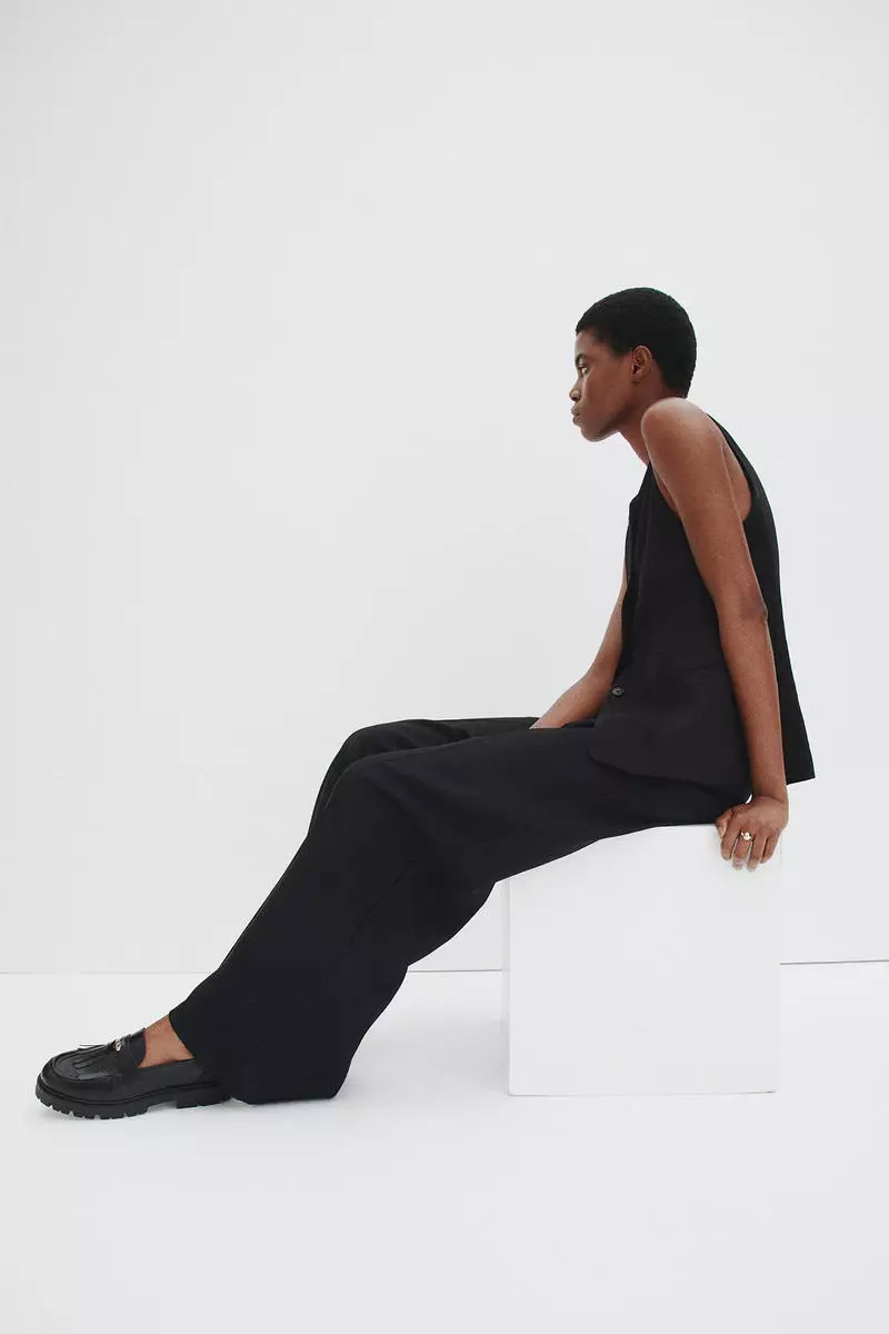 Fringe-trimmed loafers