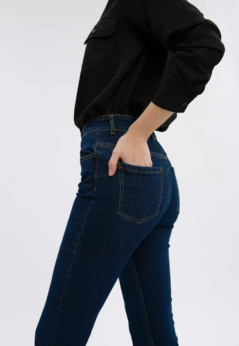 Minimal Cessna Pants Dark Blue