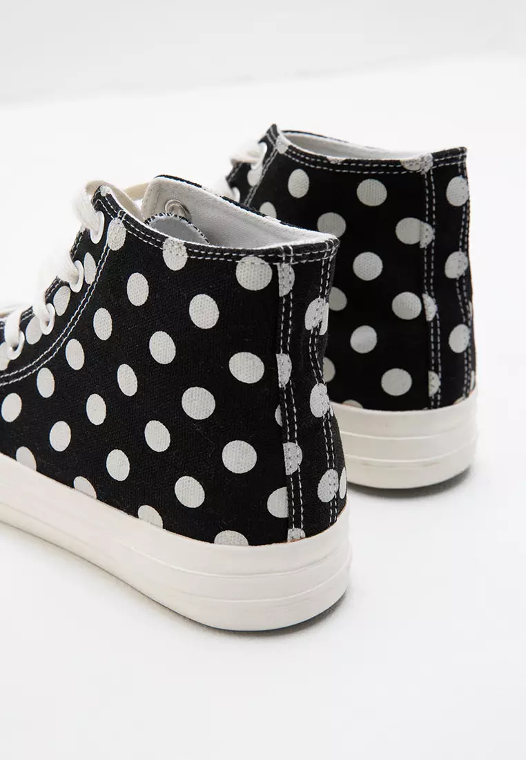 Sofia Yolla Pattern Sneaker Black