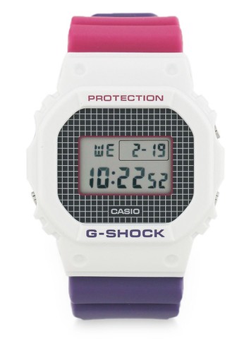 Jual G Shock Casio G Shock Jam Tangan Pria White Purple Pink Resin Dw 5600thb 7dr Original Zalora Indonesia