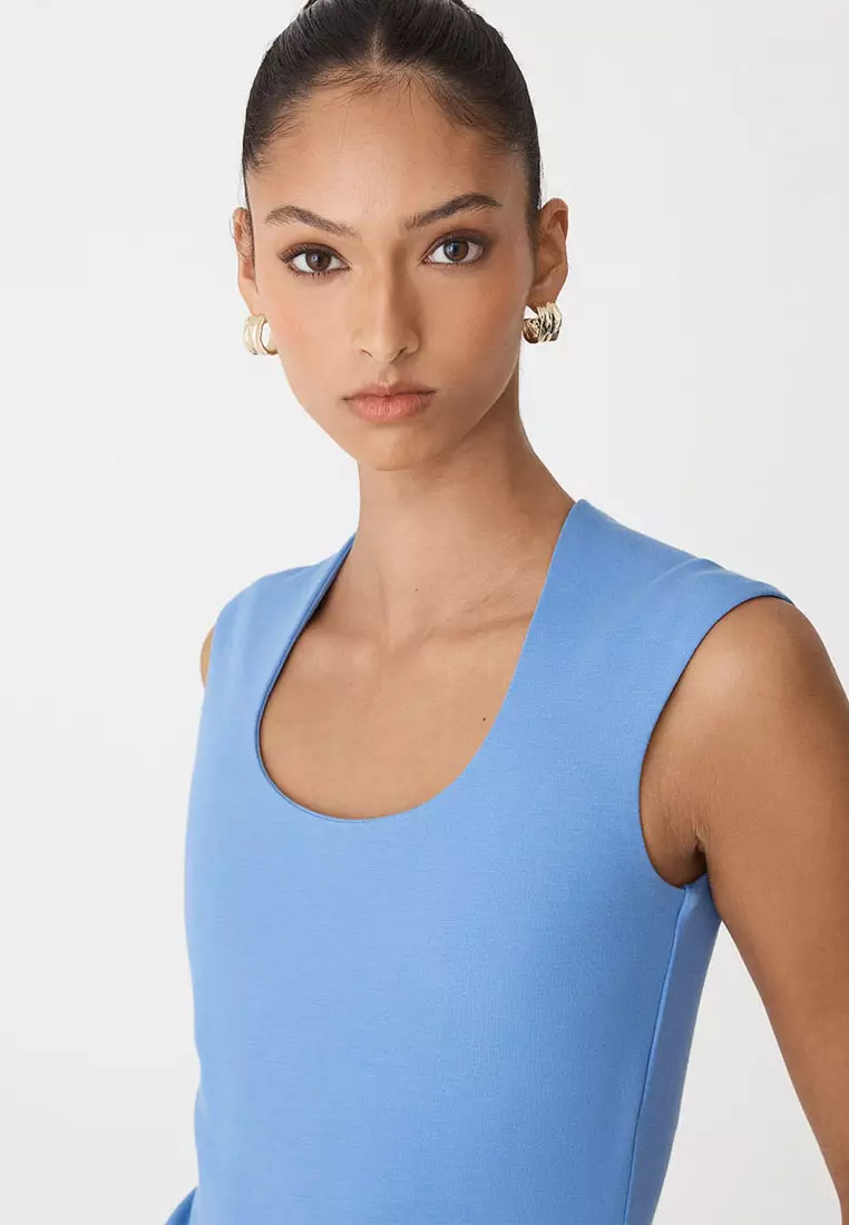 Soho Rounded Square Neck Top