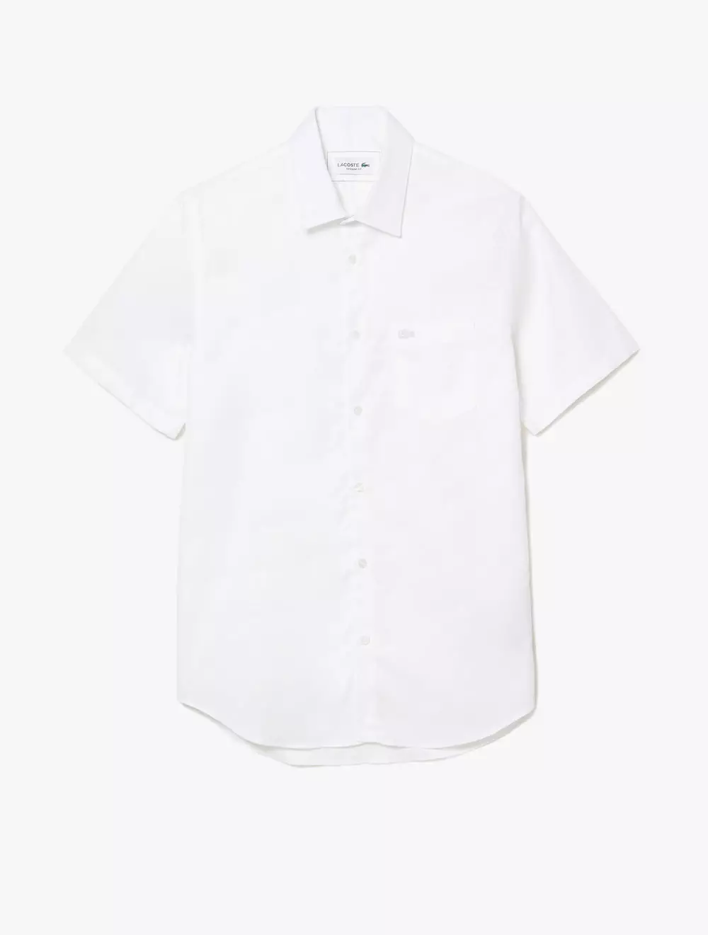 Regular Fit Short Sleeved Cotton Shirt - White