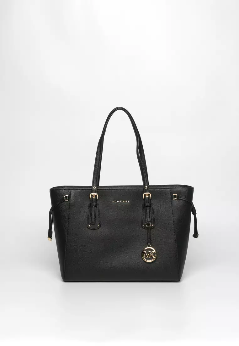 Michael kors black deals voyager tote