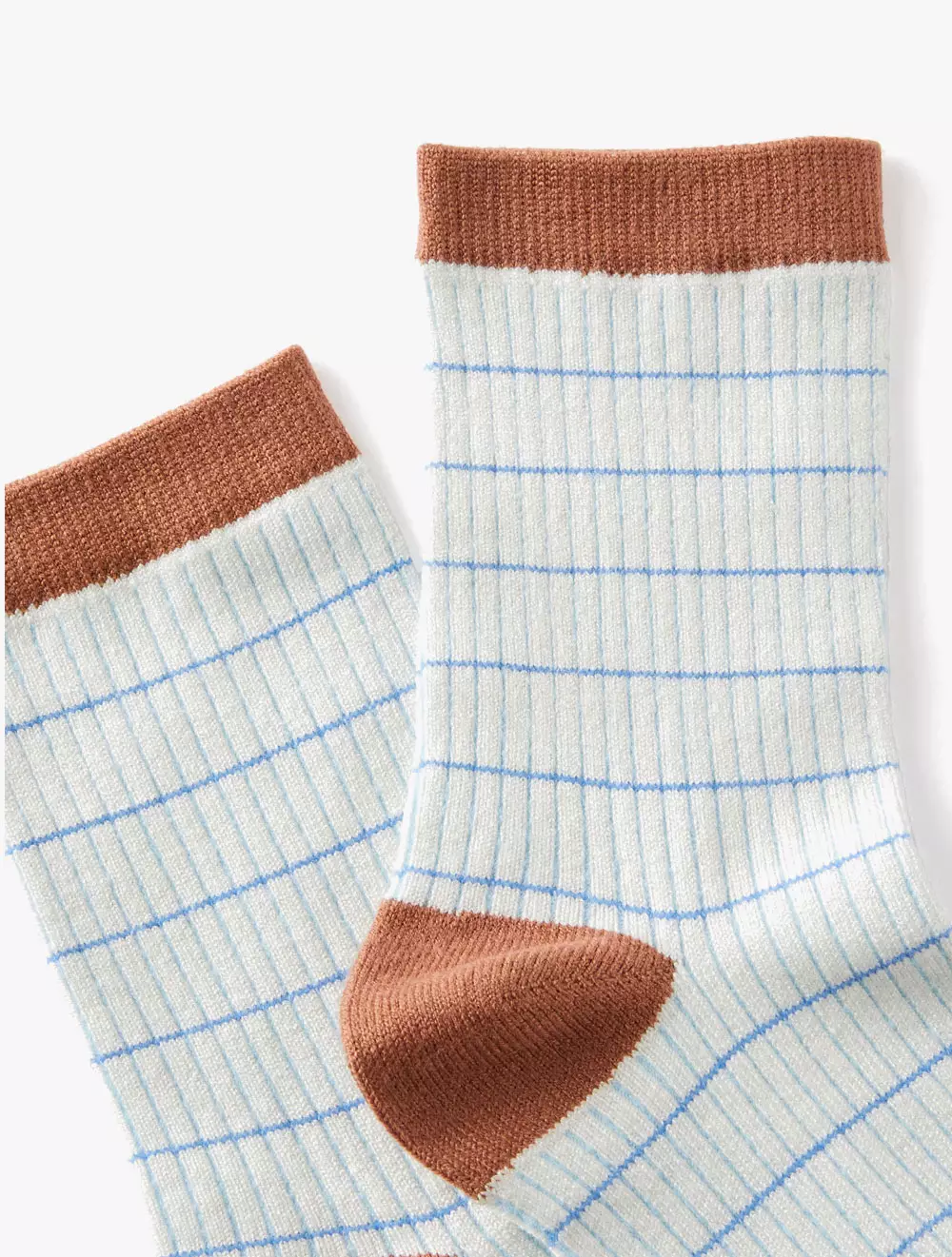 GRID PATTERN CREW SOCK - SEAMIST