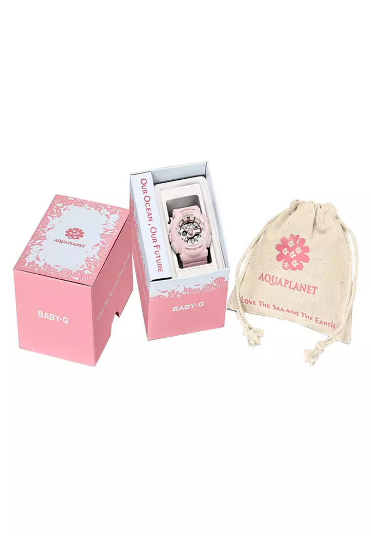 Baby-g Aqua Planet Collaboration Digital Analog Watch BA-110AQ-4A