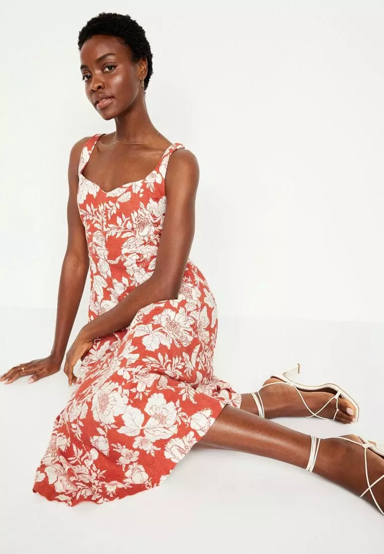 Fit and flare old navy dresses discount